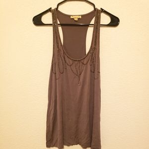Beaded tank top